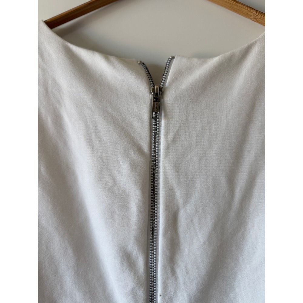 Diane Von Furstenberg White Mini Carpreena Dress Sz 10 AS-IS - Picture 7 of 12